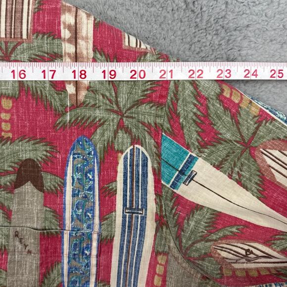 Reyn Spooner Pullover Camp Shirt Surfboards Commemorative Reverse Weave XXL - Picture 5 of 8